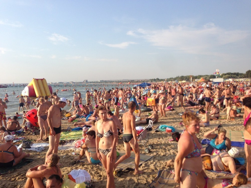 Воронежцам не хватает места на пляжах 