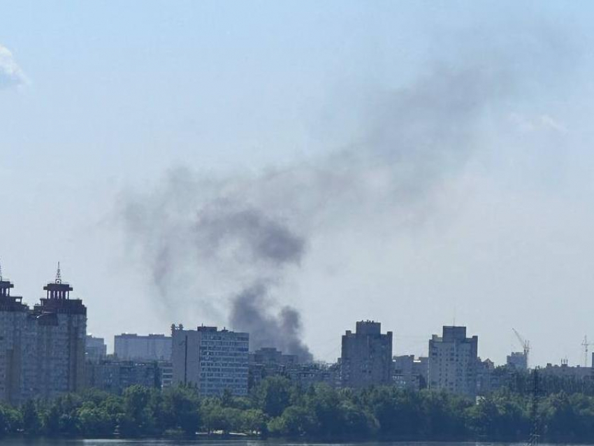 Стала известна причина появления черного столба дыма в Воронеже