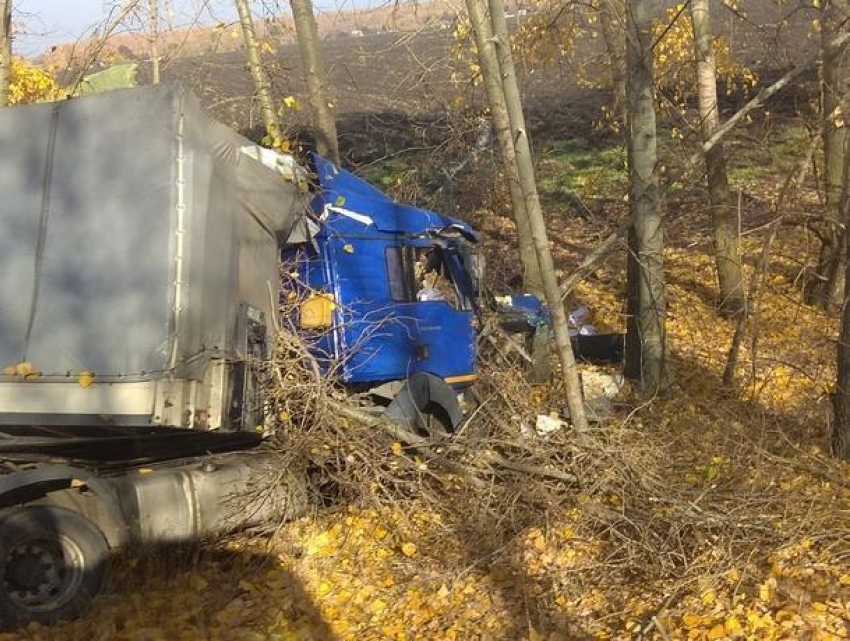 Опубликованы снимки последствий смертельной аварии с трактором под Воронежем