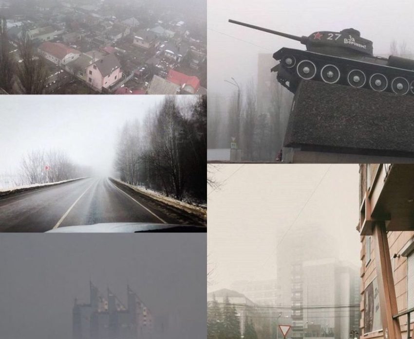 Пользователи заполонили Сеть фотографиями туманного Воронежа