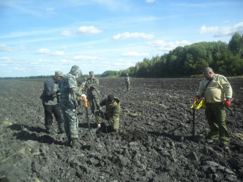 Останки советского солдата обнаружены поисковиками в Воронежской области 
