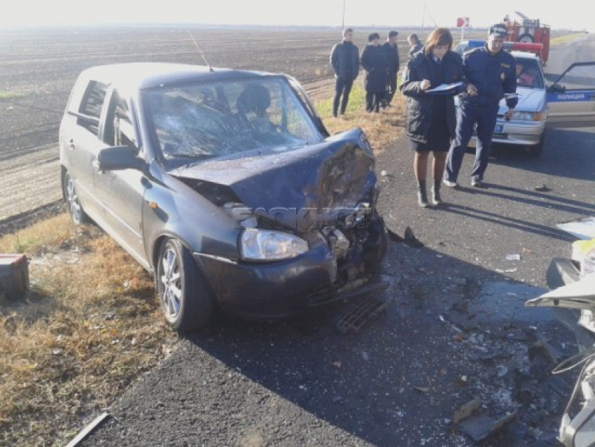 Смертельное ДТП: появилось видео, как «девятка» в Воронежской области вылетела на встречку