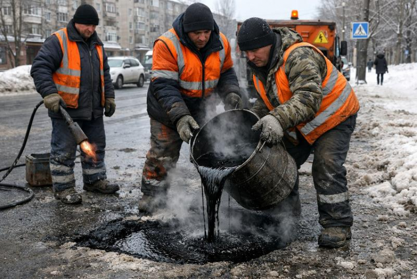 К зимнему ремонту дорог приступят в Воронеже 