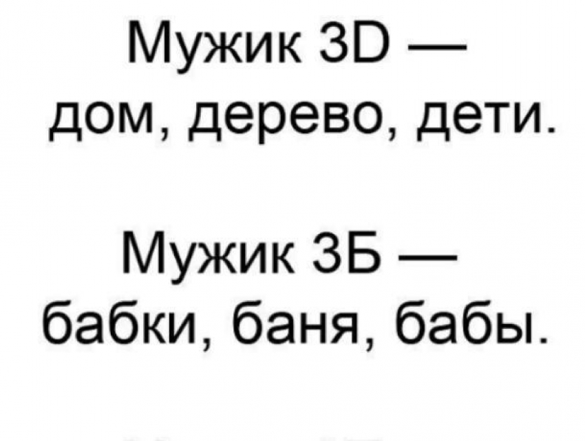 Воронежцам показали, чем отличаются мужчины «3D», «3Б» и «3Т»