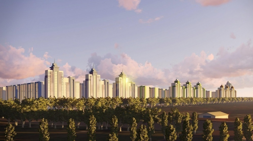 В Интернете появились фотографии будущего жилого комплекса в Отрадном