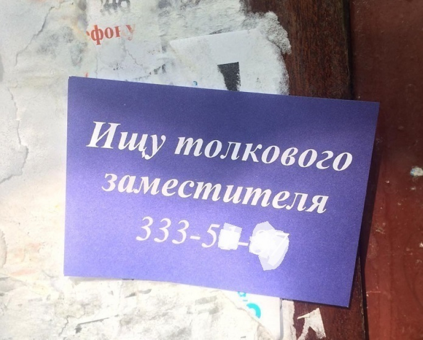 В Воронеже ищут толкового заместителя директора