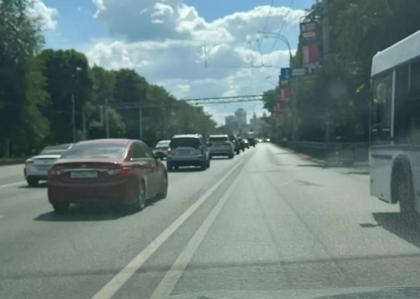 Ошибку в дорожной разметке заметили жители Воронежа 