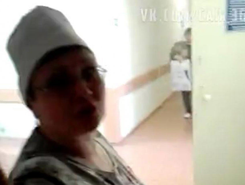 В Воронеже панику из-за пожара в больнице «Электроника» сняли на видео