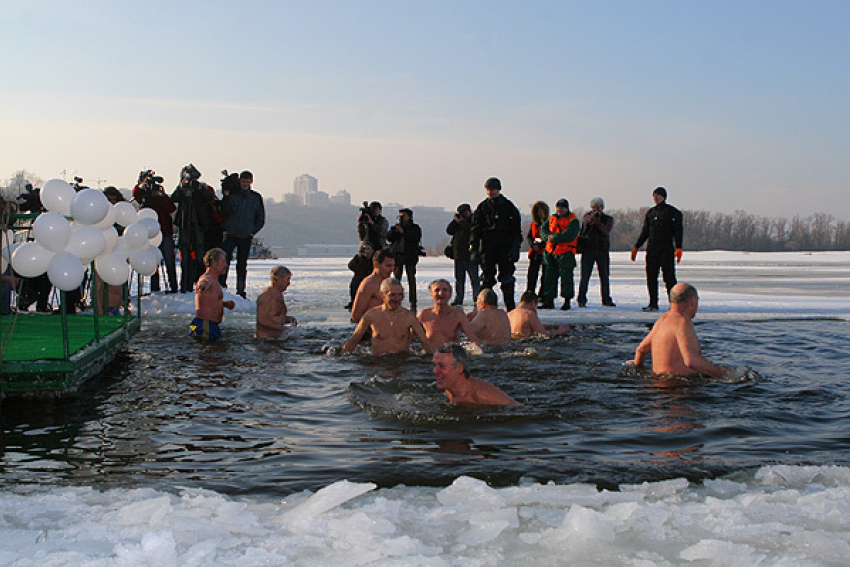 В Воронеже определены места купания на праздник Крещения