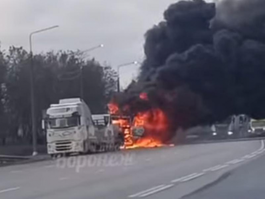 Автомобилисты застряли на дороге из-за ДТП в Воронежской области