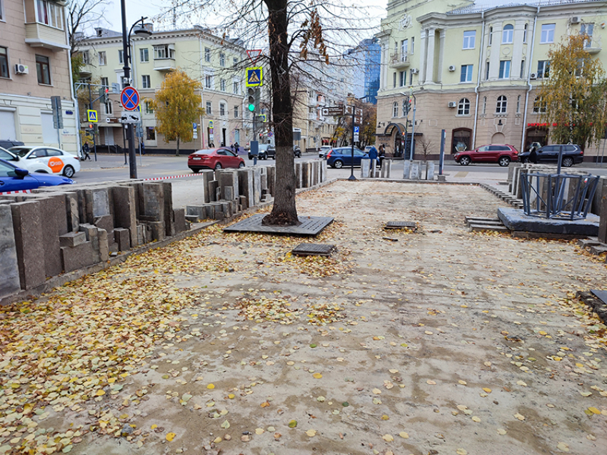 Ремонт Советской площади и экологический вандализм в Воронеже 