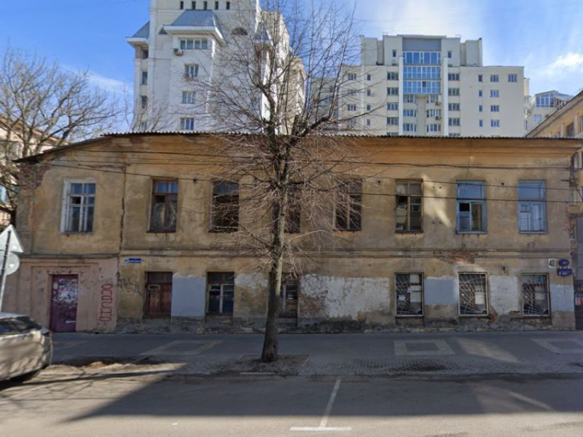 Проект сохранения исторического «Дома врача Тобина» разработают в Воронеже