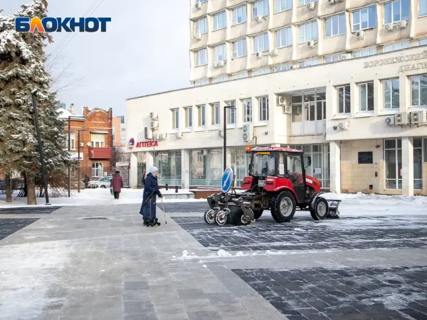 В Воронежской области для уборки снега задействуют тысячу единиц техники