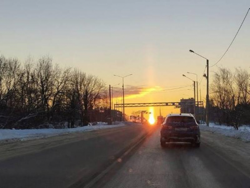 Редкое явление заметили в небе над Воронежем