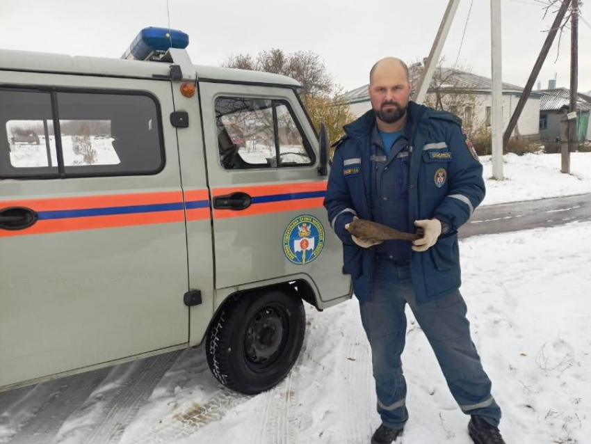 Мину рядом с домом нашел воронежец