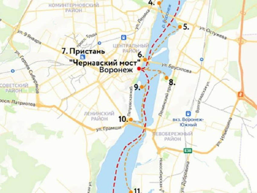 Воронежские власти задумались над созданием водного транспорта  в акватории водохранилища