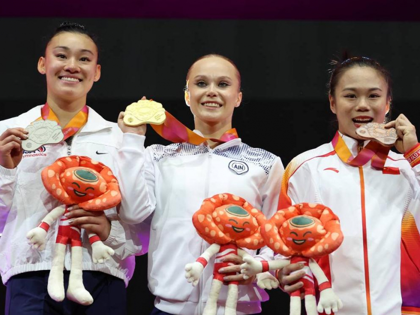 Путин поздравил воронежскую гимнастку с победой