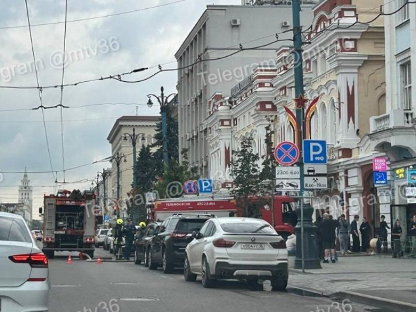 Кафе загорелось на проспекте Революции в Воронеже вечером 11 августа