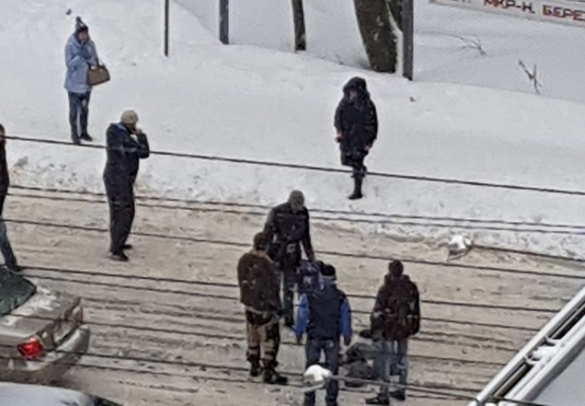 Страшные последствия наезда на пешехода в Воронеже попали на видео