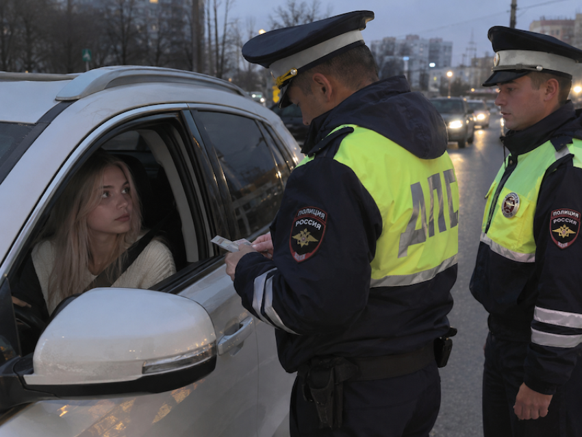 Женщину поймали с поддельным водительским удостоверением в Воронежской области