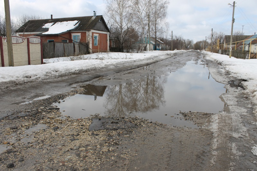 Село с самыми убитыми дорогами нашли общественники под Воронежем