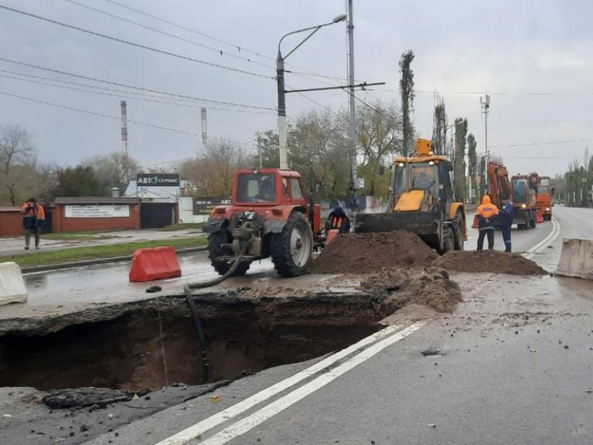 Часть левого берега Воронежа осталась без воды из-за аварии на водоводе