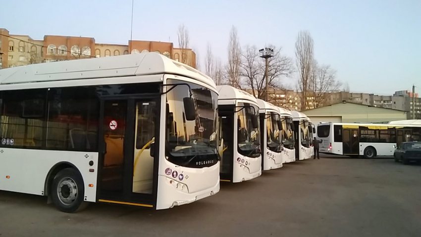 Новые автобусы с пневмоподвеской и пятью камерами показала мэрия Воронежа