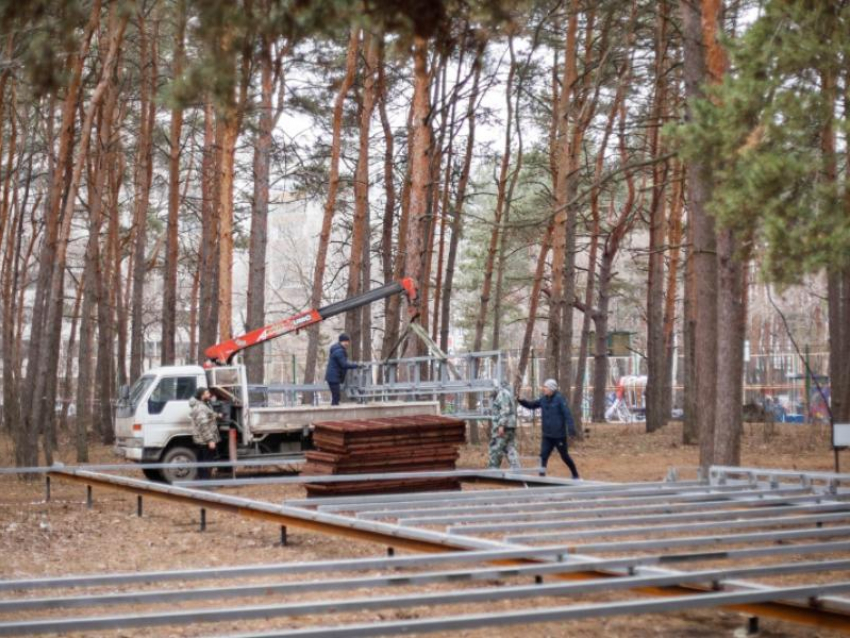 Новые аттракционы начнут работу в воронежском парке 