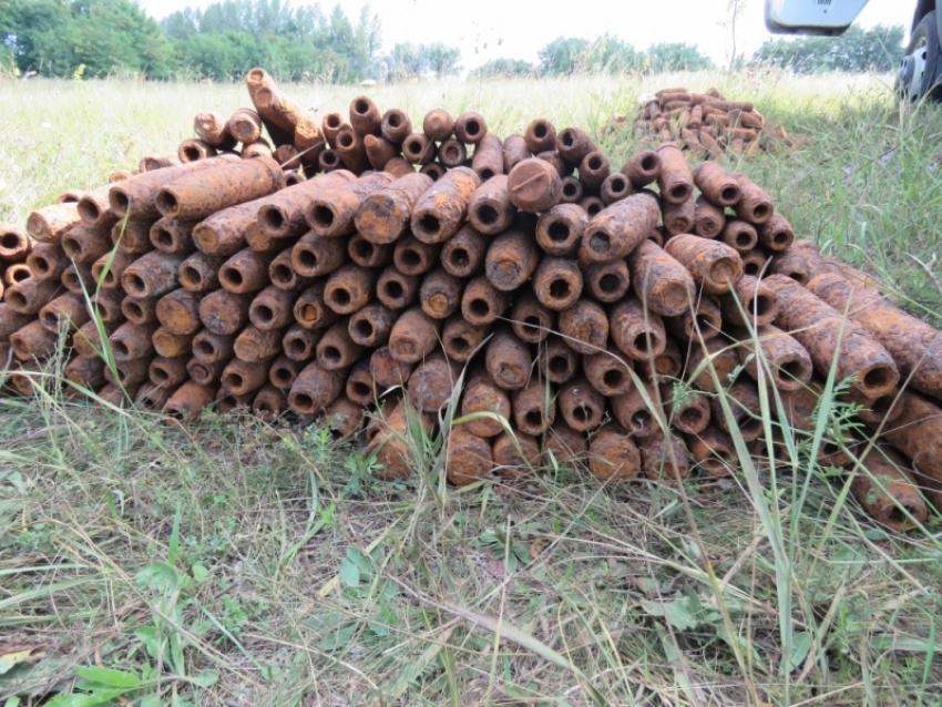 Больше тысячи снарядов войны нашли при работах на газопроводе под Воронежем