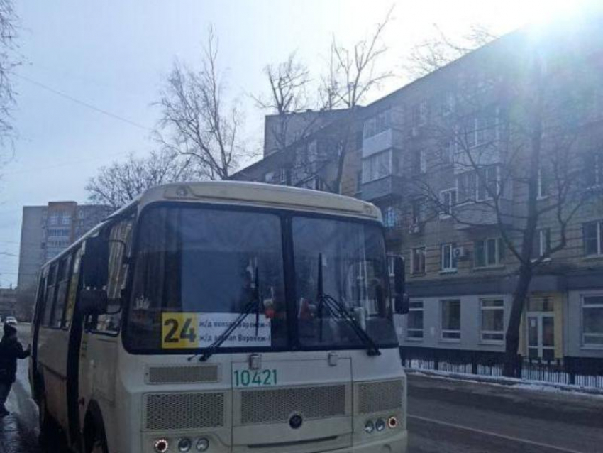 О странном поведении водителя маршрутки сообщили жители Воронежа