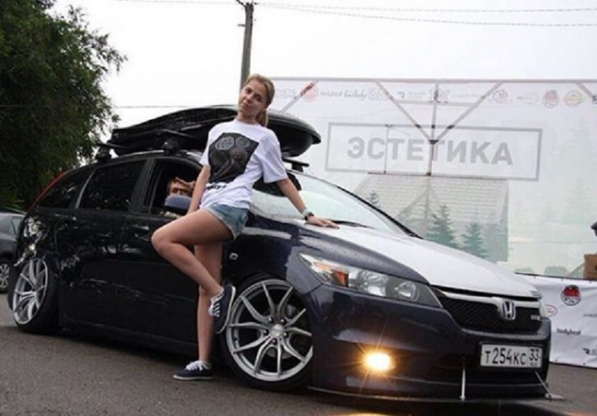 Honda в стиле stance представили на фестивале в Воронеже