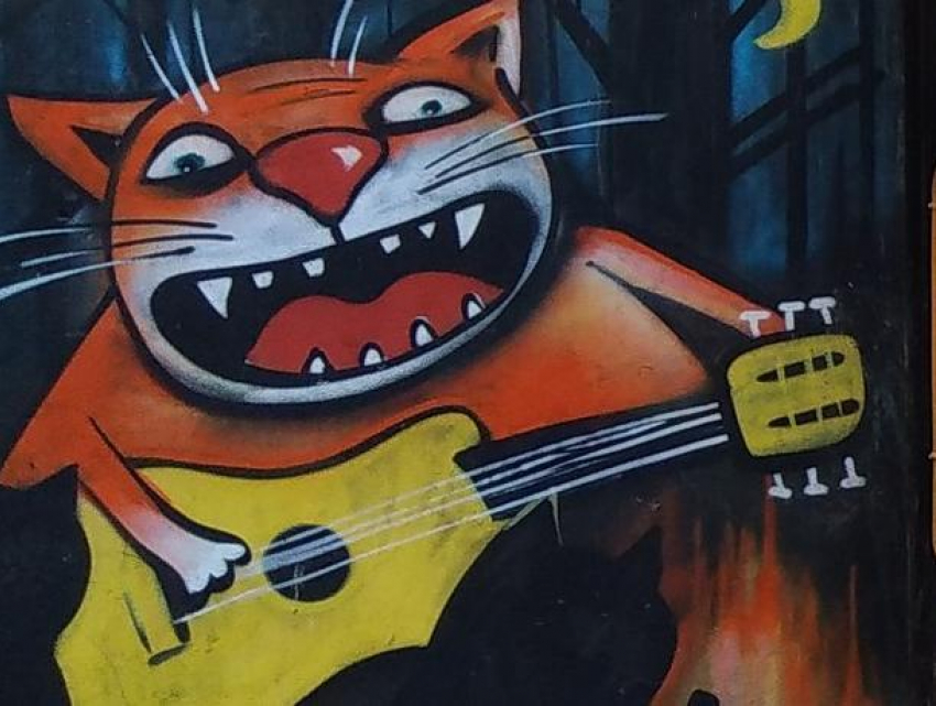 Граффити в стиле Васи Ложкина нашли в Воронеже