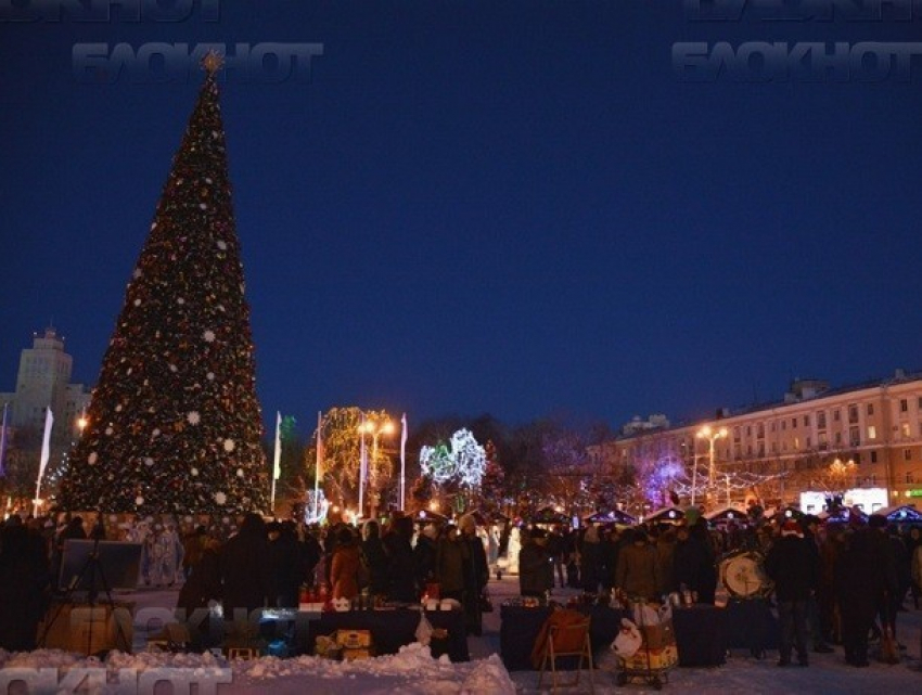 На главной площади Воронежа все-таки установят елку за 7,2 миллиона рублей
