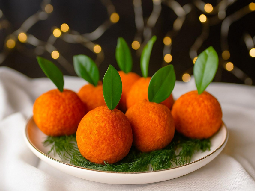 Что приготовить к Новому году: закуска «Мандаринки»