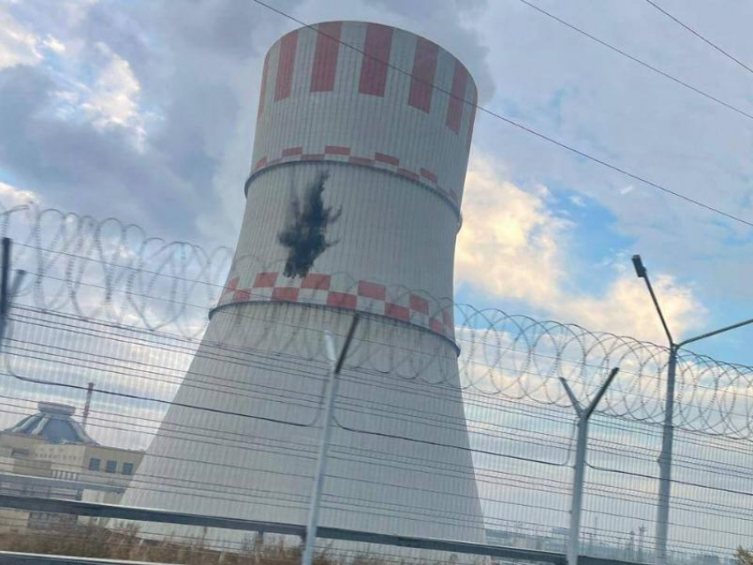 Последствия удара по Нововоронежской АЭС показал на фото российский МИД
