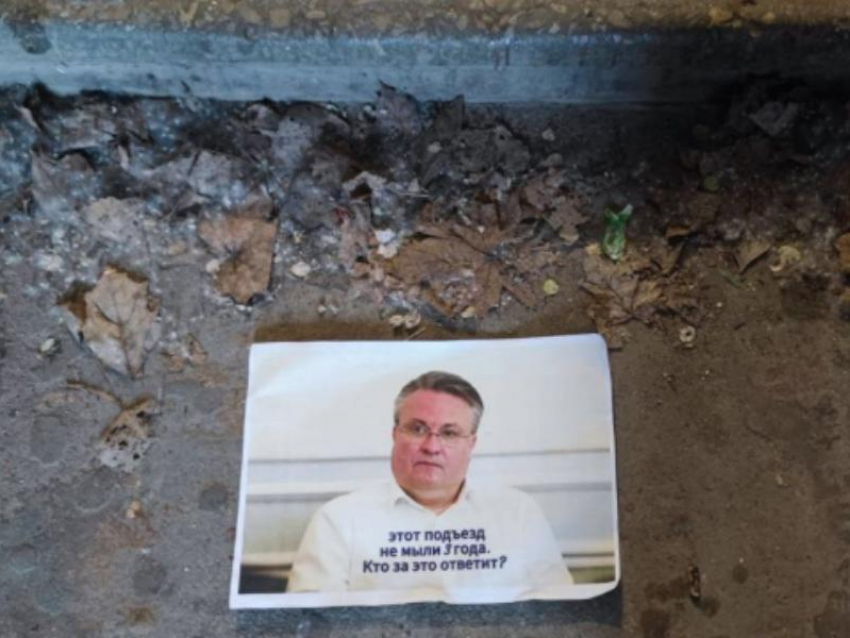Портреты мэра обнаружили в неожиданном месте в Воронеже 
