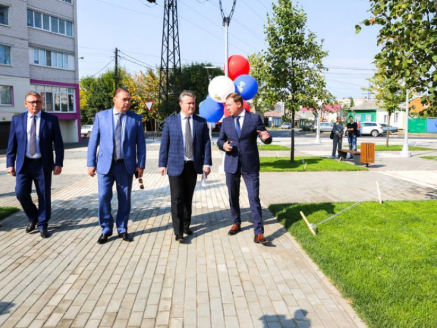 В Воронеже появился новый сквер