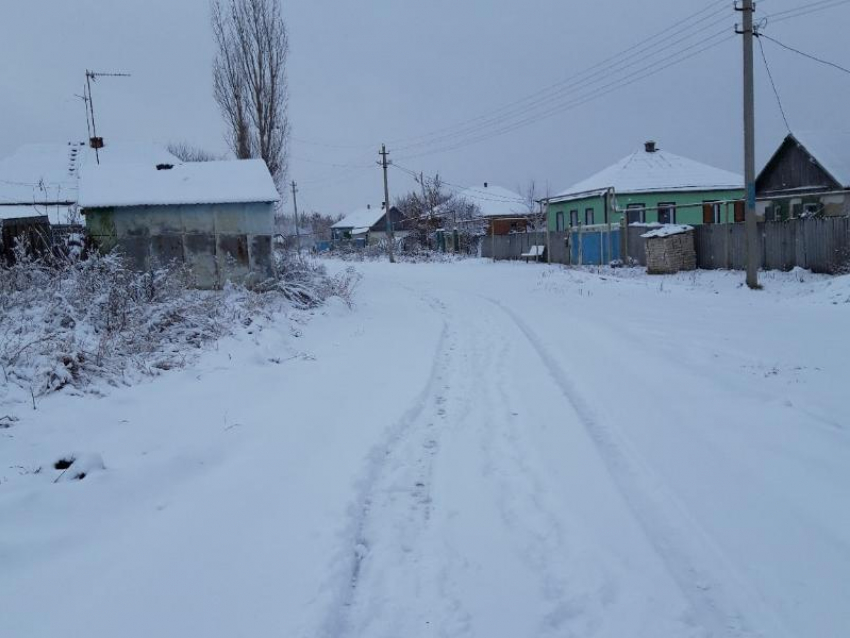 Заваленное снегом воронежское село показали на фото