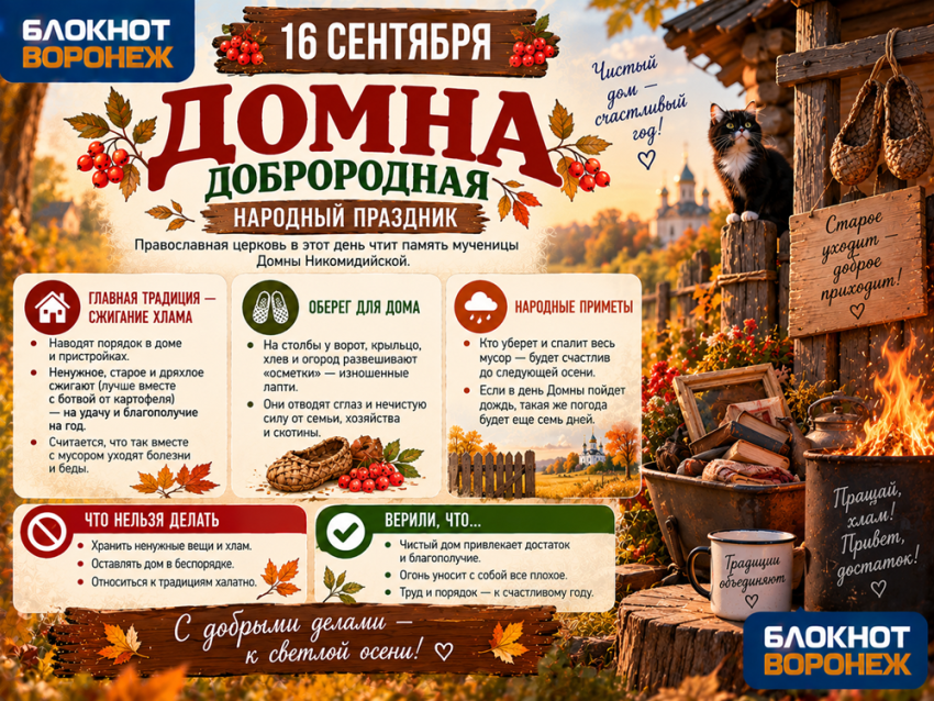 Домна Доброродная: почему в этот день вешают изношенные лапти