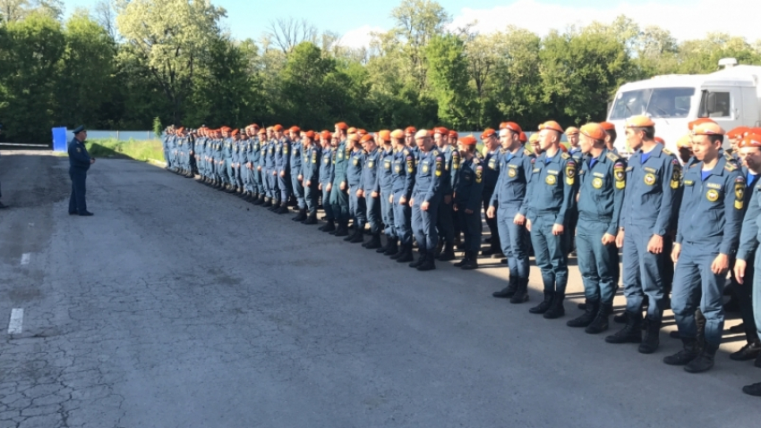 Воронежские спасатели прибыли на Ставрополье бороться с последствиями паводка