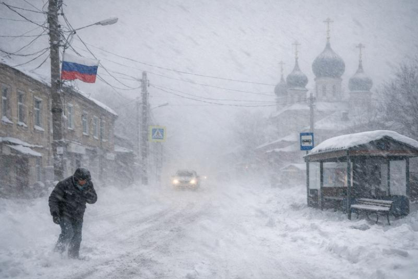 О надвигающейся метели предупредили воронежцев