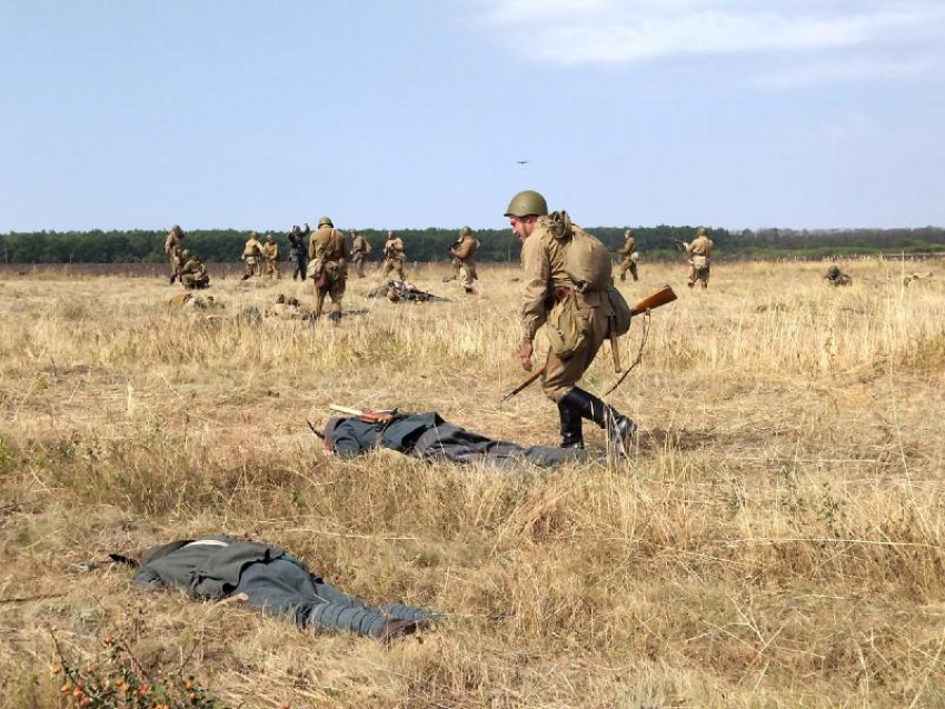 Оборону Костенок от фашистских захватчиков наглядно показали под Воронежем 