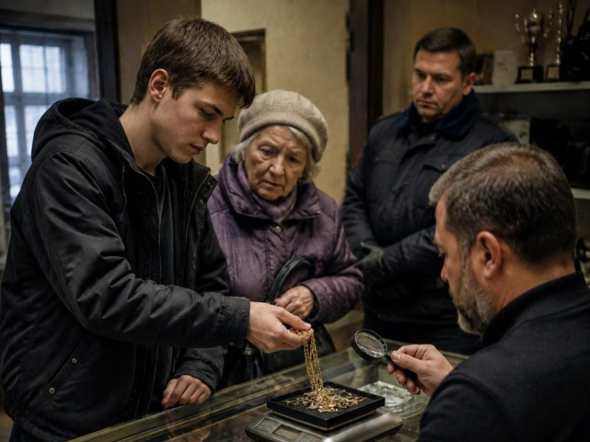 Внук года: воронежский рецидивист потащил бабушку в ломбард сдавать украденную добычу 