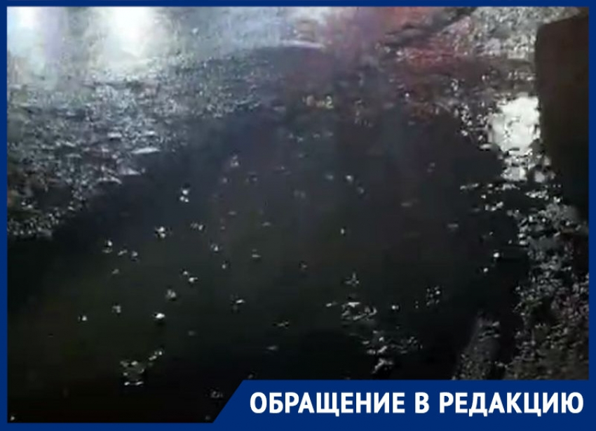 Опубликовано видео «речки-вонючки» на Димитрова, которая течет в Воронежское водохранилище