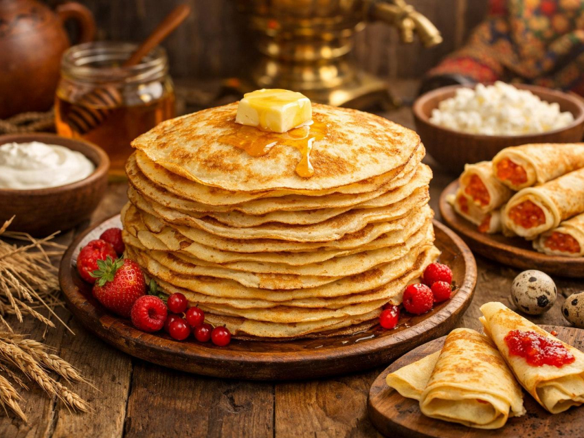 Румяное солнце на сковороде: идеальный блинный рецепт на Масленицу