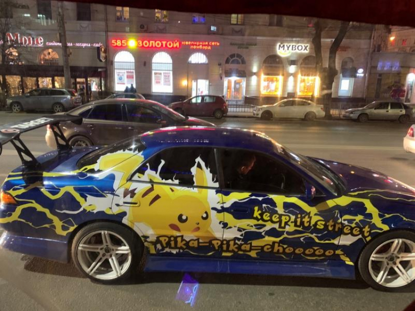 Toyota в стиле самого известного покемона восхитила жителей Воронежа