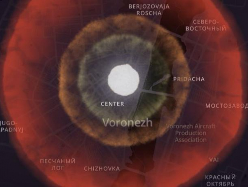 Раскрыты последствия атомной бомбардировки Воронежа