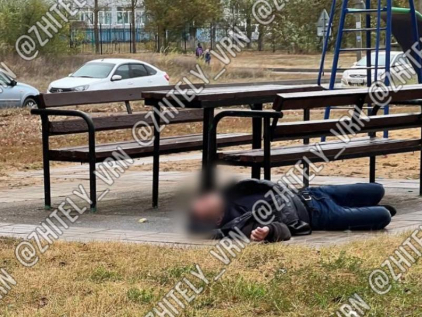 Труп мужчины обнаружили на детской площадке в Воронеже