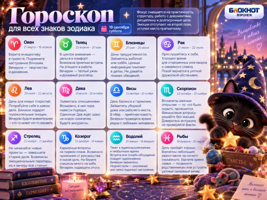 День для прощения обид: гороскоп на 19 сентября 