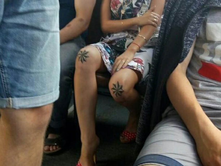 Блатную леди-"пахана» заметили в воронежском автобусе
